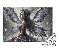 Dark Wing Fairy Puzzle para Adultos Puzzle de 1000 Piezas Magic Forest Juego de Puzzle 1000 Piezas Relajación Decoración Regalo 70x50cm/1000pcs