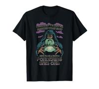 Dark Wizard Smoking in a Tower Pondering The Orb Funny Weed Camiseta