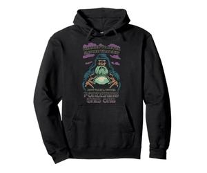 Dark Wizard Smoking in a Tower Pondering The Orb Funny Weed Sudadera con Capucha