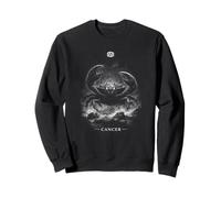 Dark Zodiac CÁNCER Cangrejo Astrología y Luna Power Cumpleaños Sudadera