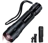 DARKBEAM Linterna de Infrarroja 940nm, IR Iluminación de Trabajo para Dispositivo de Visión Nocturna - Luz Infrarrojos Invisible LED Recargable Largo Alcance Potente con Zoom para Caza, Observación