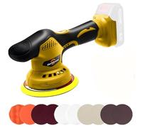 Darkboom Pulidora inalámbrica de 6 pulgadas con 8 discos para pulir, se adapta a baterías Dewalts de 20 V y 6 velocidades variables de 2200 RPM a 5500 rpm, para detalles/pulido de automóviles