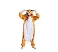 DarkCom Unisex Adulto Cosplay Gato caracal Animal Onesie Kigurumi Disfraces One Piece Pijamas Carnaval Ropa de Dormir L
