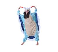 DarkCom Unisex Adulto Cosplay Liebre de Mar Animal Onesie Kigurumi Disfraces One Piece Pijamas Carnaval Ropa de Dormir L