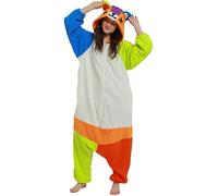 DarkCom Unisex Adulto Cosplay Oso de sutura Animal Onesie Kigurumi Disfraces One Piece Pijamas Carnaval Ropa de Dormir S