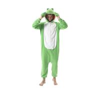 DarkCom Unisex Adulto Cosplay Rana Animal Onesie Kigurumi Disfraces One Piece Pijamas Carnaval Ropa de Dormir 2XL