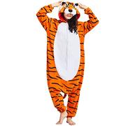 DarkCom Unisex Adulto Cosplay Tigre Animal Onesie Kigurumi Disfraces XL