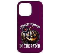 Darkest Pumpkin In The Patch For Goth Mom Floral Halloween Carcasa para iPhone 14 Pro MAX