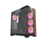 Darkflash DS900W ARGB | Caja ATX Black Wood Full Tower Cristal Templado USB-C