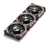 darkFlash INF34 Ventilador de carcasa de PC de 120 mm, cadena de margarita, refrigeración de hasta 2000 rpm, PWM de 4 pines, ventilador de computadora de refrigeración de CPU ARGB, paquete de 3