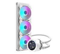 darkFlash Disipador líquido DN360S 360 mm 3 ventiladores ARGB Pantalla IPS Blanco
