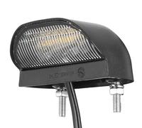 DARKGUARD 1 x Luces de Matrícula LED 12V 24V Luz de Número Placa para Automóviles Remolques Tractor Vehículo Agrícolas Blanco Frío Impermeable Homologation ECE