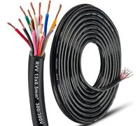DARKGUARD Cable 13 Polos Remolque 0.5mm², 5M Cable Pilotos Remolque Coche 13 Hilos, 12V/24V Flexible Alambre de Cobre para Vehículo Caravana Camping y Luces LED, Aprobación RoHs Reach
