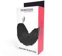 Darkness Anal Darkness Plug Anal Silver 8Cm con Cola 150 g