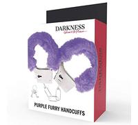 Darkness! Esposas Bondage – metal forradas con peluche morado 200 g