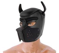 Darkness Bondage Darkness Máscara Perro de Neopreno con Hocico Extraíble L 21 g