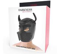Darkness Bondage Darkness Máscara Perro de Neopreno con Hocico Extraíble M 21 g