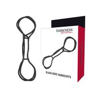 Darkness Esposas Bondage – manos o tobillos, cuerda 100% algodón 150 g