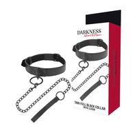 DARKNESS Collar Con Cadena Negro - Diseño Elegante Para Explorar Tu Estilo Y Libertad Sensual