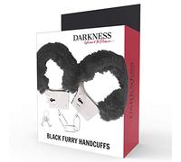 DARKNESS Esposas Metal Forradas Negros - Comodidad Y Seguridad Para Momentos Divertidos