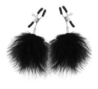 Pinzas para pezones con plumas