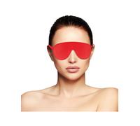 DARKNESS Máscara Antifaz Rojo - Diseño Ajustable Para Sueño Confortable