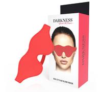 DARKNESS Máscara Antifaz Rojo - Diseño Ajustable Para Comodidad Durante El Sueño