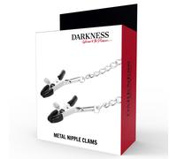 DARKNESS Pinzas Ajustables Para Pezones - Diseño Elegante Con Comodidad Personalizable