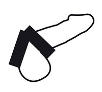 Darkness Sensations Darkness Anilla Flexible Doble para El Pene 21 g