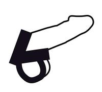 Darkness Sensations Darkness Anillo de Piel para Pene y Testiculos 21 g