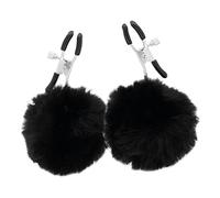 Darkness Pinzas para pezones Darkness Sensations con pompones 50 g