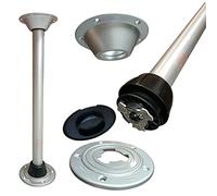 DarkSwan Sistema de piernas de Mesa para RV & Boat, Piernas de Mesa de RV de aleación de Aluminio, Pierna de Soporte de Yates, Sistema de Mesa de Viaje de Campamento Desmontable,76cm