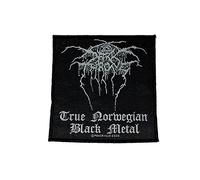 Darkthrone - Parche Diseño Estándar Black Metal (Talla Única) (Negro, Blanco)
