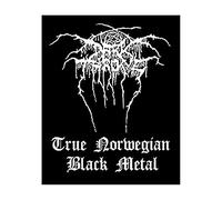 Darkthrone - Parche Diseño Estándar Black Metal (Talla Única) (Negro, Blanco)