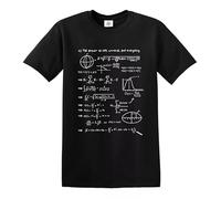 Darkwear Camiseta con texto en inglés "The Answer to Life and Everything", regalo divertido para el día del padre, Estampado en T negro y blanco, L