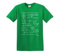 Darkwear Camiseta con texto en inglés "The Answer to Life and Everything", regalo divertido para el día del padre, Camiseta verde irlandesa con estampado blanco, M