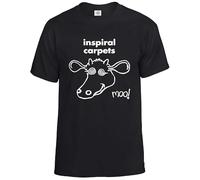 Darkwear Inspiral Carpets Madchester Happy Mondays - Camiseta unisex de colores, Negro, XL