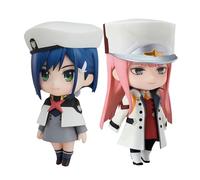 DARLING in the FRANXX Figura Ichigo Figura Zero Two Figura, 3.93 pulgadas (10 cm) 2 figuras de acción de anime, figura de PVC, decoración de Navidad, regalo de cumpleaños