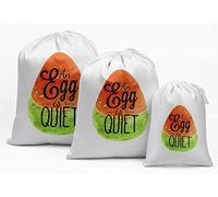 Darling Souvenir Un Huevo es Blanca Partido de Pascua Tranquila Suministros Bolsas Bolsas del Regalo del Favor de 15 Piezas