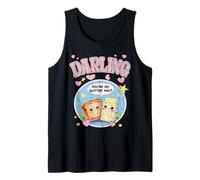 DARLING YOU ARE MY BUTTER HALF lindo diseño para parejas amorosas Camiseta sin Mangas