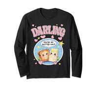 DARLING YOU ARE MY BUTTER HALF lindo diseño para parejas amorosas Manga Larga