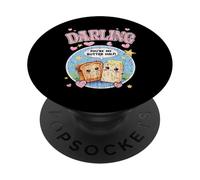 DARLING YOU ARE MY BUTTER HALF lindo diseño para parejas amorosas PopSockets PopGrip Adhesivo