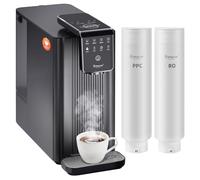 Darlingcare Osmosis Inversa Domestica dispensador de agua caliente Filtros Osmosis Inversa con 6 etapas de filtración monitor TDS en tiempo real 3:1 puro a desagüe para Cocina Oficina Hogar