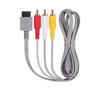 DARLINGTON & Sohns Cable de TV para Nintendo Wii y Wii U Consola SCART, cable de vídeo, cable de TV, 3 RCA
