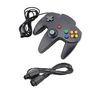 Darlington & Sohns - Mando negro para Nintendo 64 N64 Joystick negro Gamepad Joypad + alargador Extansion Cable Gamepad
