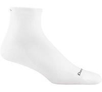 Darn Tough Run Quarter Ultra-Lightweight Running Sock White