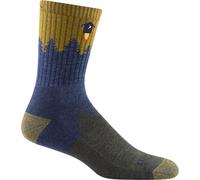Darn Tough Vermont Men's Number 2 Micro Crew Midweight Hiking Socks Equipamiento al Aire Libre, Azul Vaquero, L para Hombre