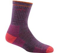 Darn Tough Vermont Micro Crew Calcetines con planta acolchada para mujer de lana de merino - granate - S