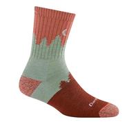 Darn Tough Vermont Treeline Micro Crew - Calcetines de senderismo para mujer (estilo 1971), Canyon, M