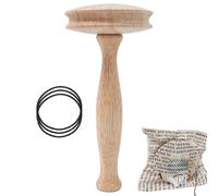 Darning Mushroom For Socks - Wooden Darning Supplies Kit | With Large Eye Needles Sewing Threads, For DIY Handicraft Home Socks Clothes Adults Darner